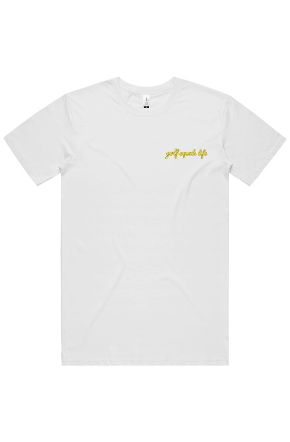 Building Karma Organic Tee, 100% organic cotton crewneck t-shirt, eco-friendly breathable golf lifestyle apparel.