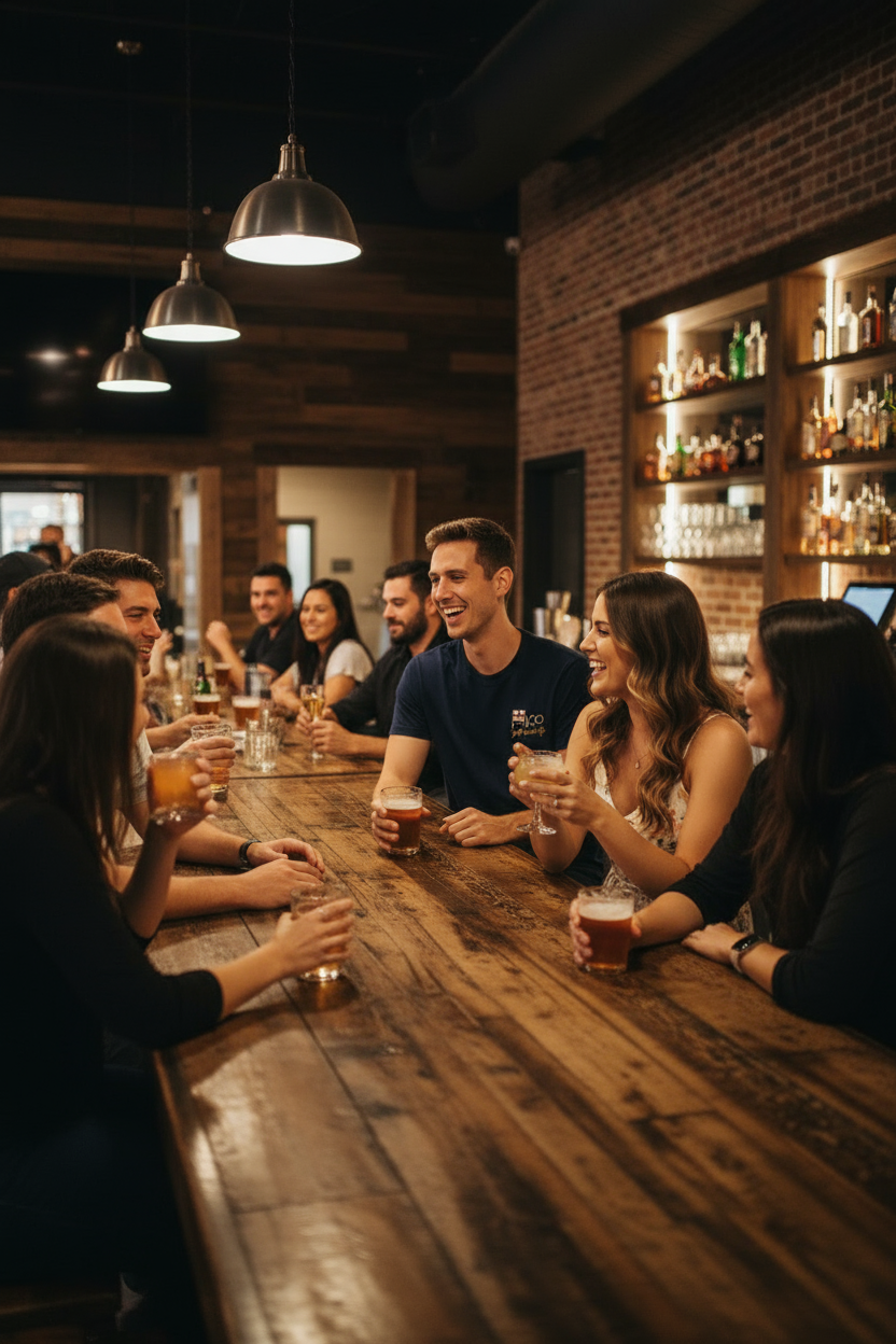 English Heart Classic Tee, 100% cotton crewneck t-shirt with embroidered logo, breathable and versatile everyday golf lifestyle shirt.