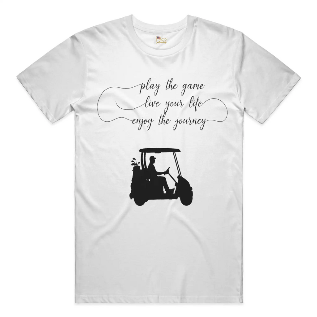 Play The Game Performance Tee – classic moisture-wicking athletic shirt, 50/50 cotton-poly blend, lightweight and breathable, made in Honduras.