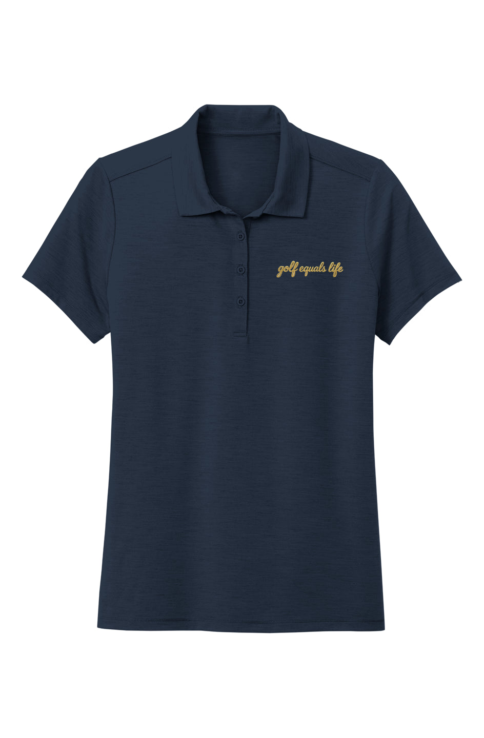 Women's Signature Performance Polo, 89% polyester 11% spandex moisture-wicking lightweight golf polo with rib-knit collar and sleeves, designed for performance and style.